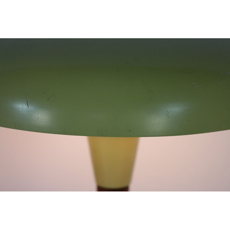 Suite de 2 lampes de table vintage en laiton par Philips