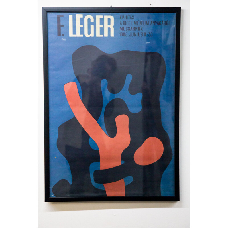 Vintage poster for art gallery Fernand Léger