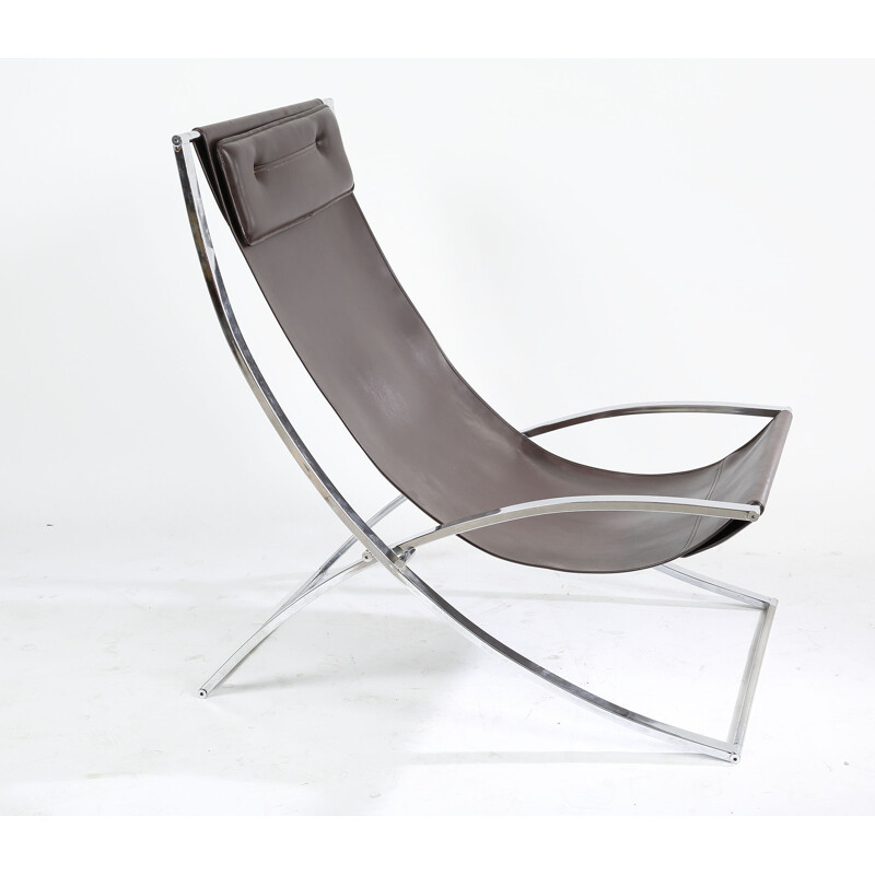 Chaise Longue Luisa in chrome metal, Marcell CUNEO - 1970s