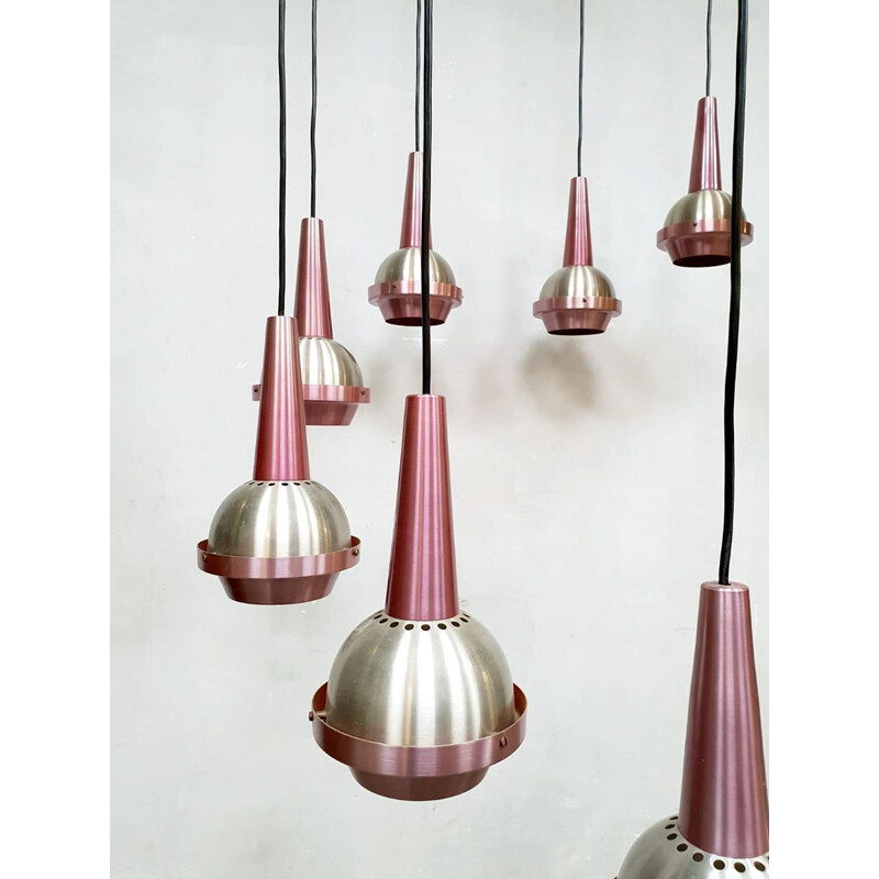 Vintage pink cascade Pendant Lamp