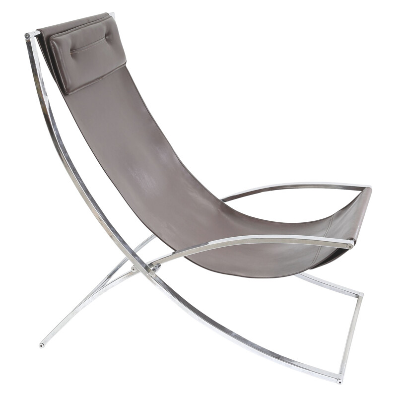 Chaise Longue Luisa in chrome metal, Marcell CUNEO - 1970s