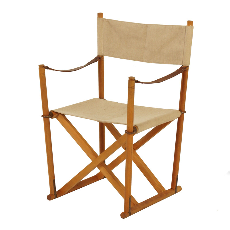 Danish Safari Chair by Mogens Koch for Interna