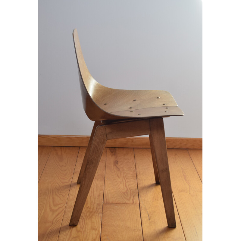 "Tonneau" Chair by Pierre Guariche for Steiner