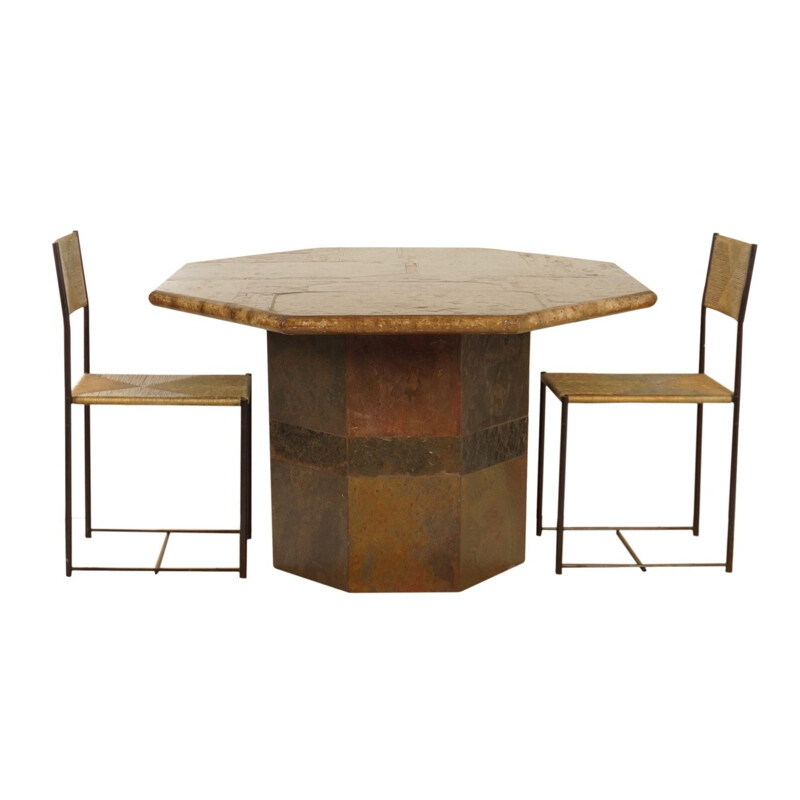 Dining Table in Natural Stone by Marcus Kingma