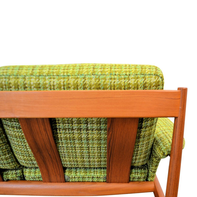 3-seater Vintage sofa in teak by Grete Jalk