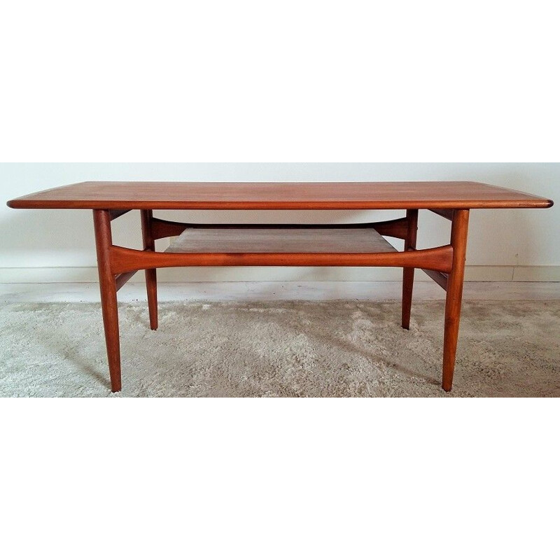 Scandinavian coffee table in teak by Arrebo Mobler