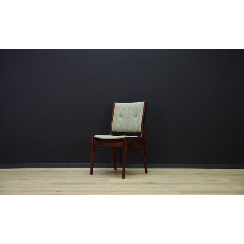 Set of 5 vintage danish chairs in rosewood