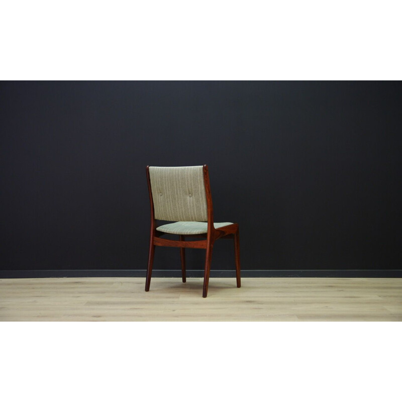 Set of 5 vintage danish chairs in rosewood