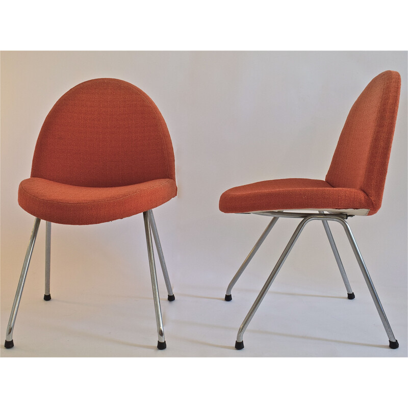Set of 2 chairs 771 of Joseph-André Motte for Steiner