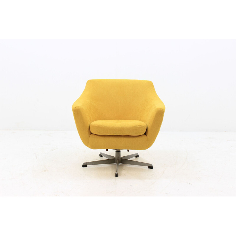 Vintage Czechoslovakian Swivel Chair