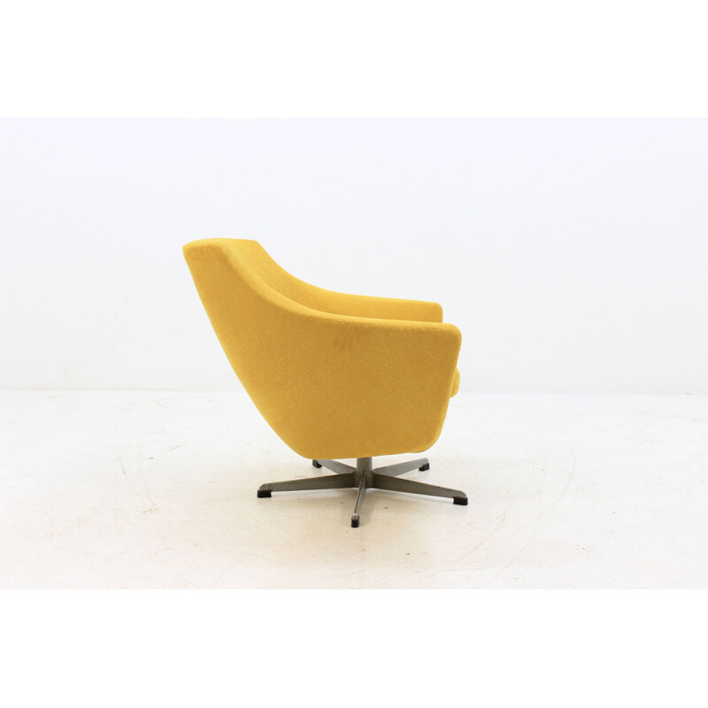 Vintage Czechoslovakian Swivel Chair