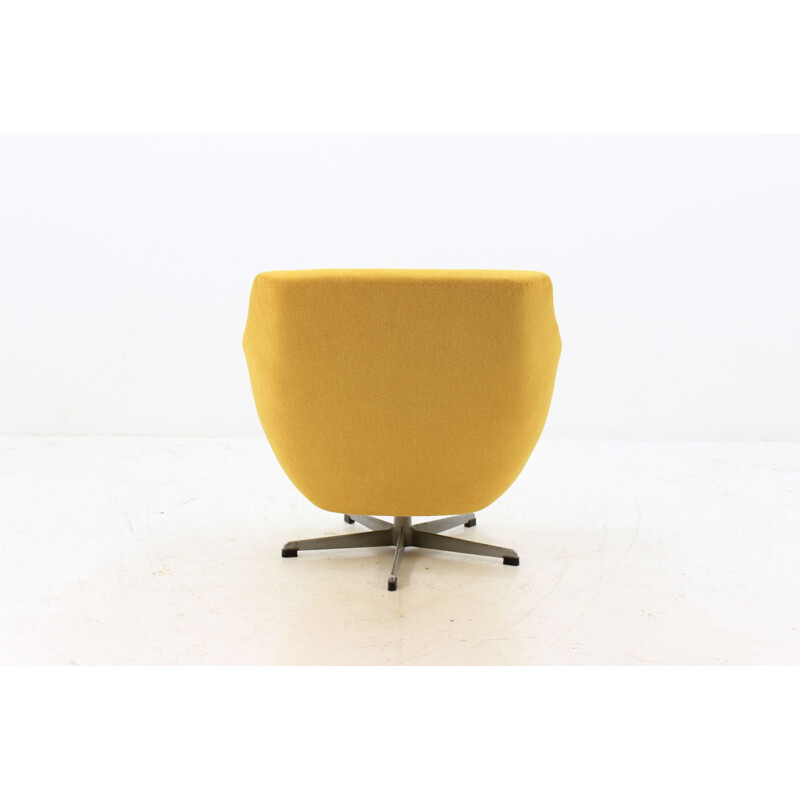 Vintage Czechoslovakian Swivel Chair