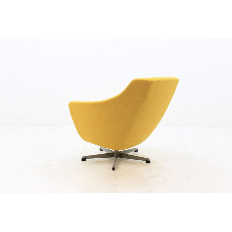 Vintage Czechoslovakian Swivel Chair