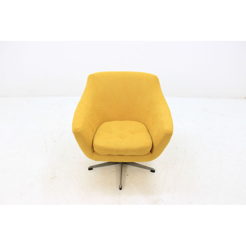 Vintage Czechoslovakian Swivel Chair