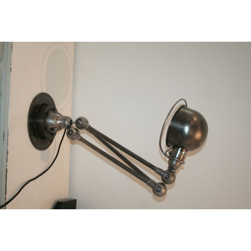 Vintage industrial table lamp by Jean Louis Domecq for Jieldé