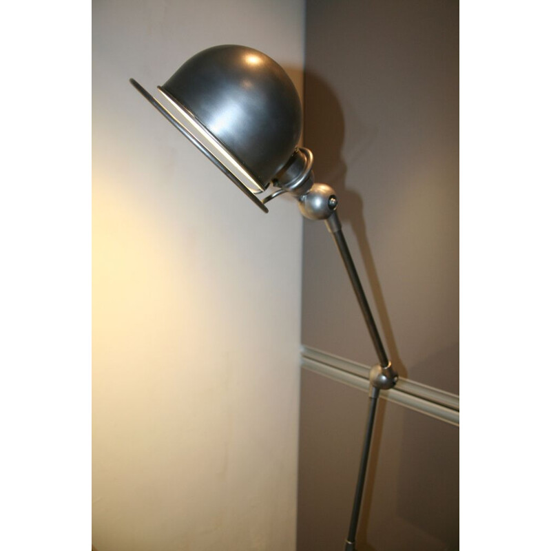 Vintage industrial floor lamp with 5 arms by Jieldé