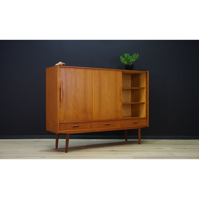 Vintage Danish highboard in teak