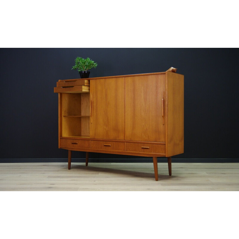 Vintage Danish highboard in teak