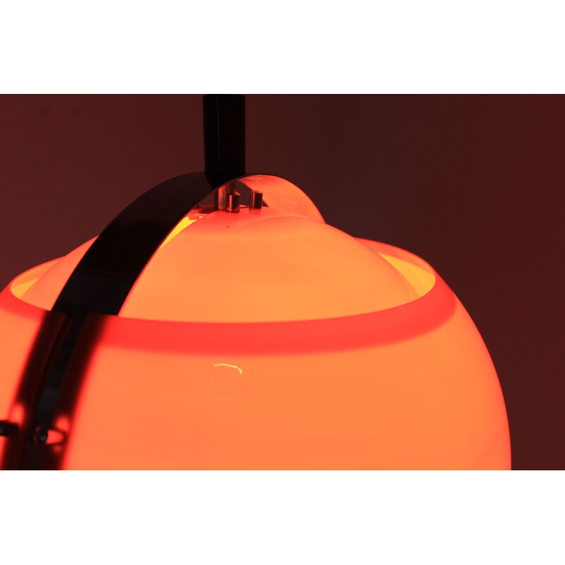Vintage oranje hanglamp
