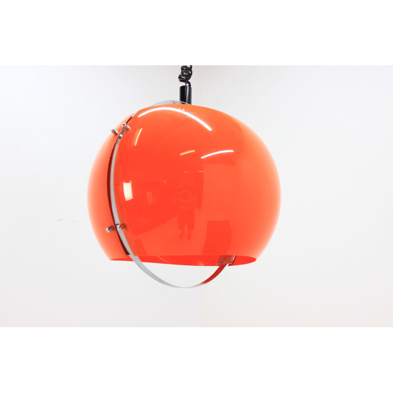 Vintage oranje hanglamp