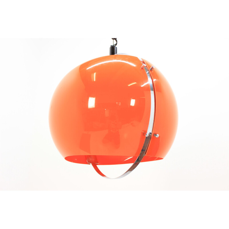 Vintage oranje hanglamp