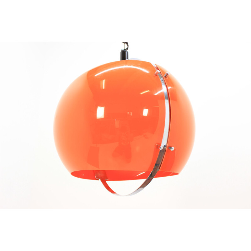 Vintage orange pendant lamp