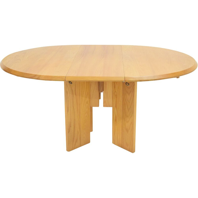 Vintage dining Table in solid elm by Regain