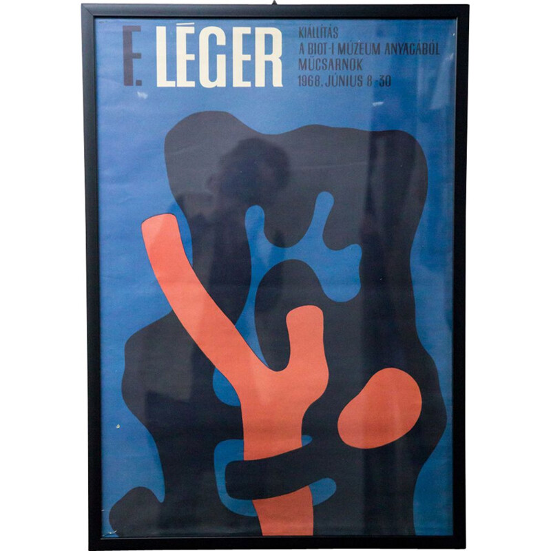 Vintage poster for art gallery Fernand Léger