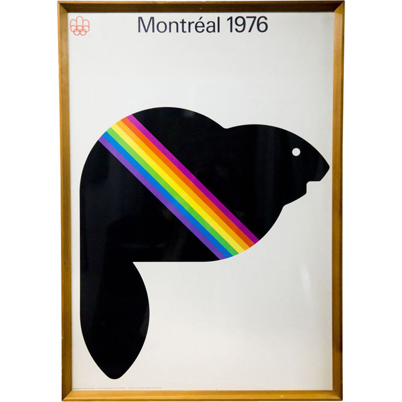 Vintage poster Montreal Olympics