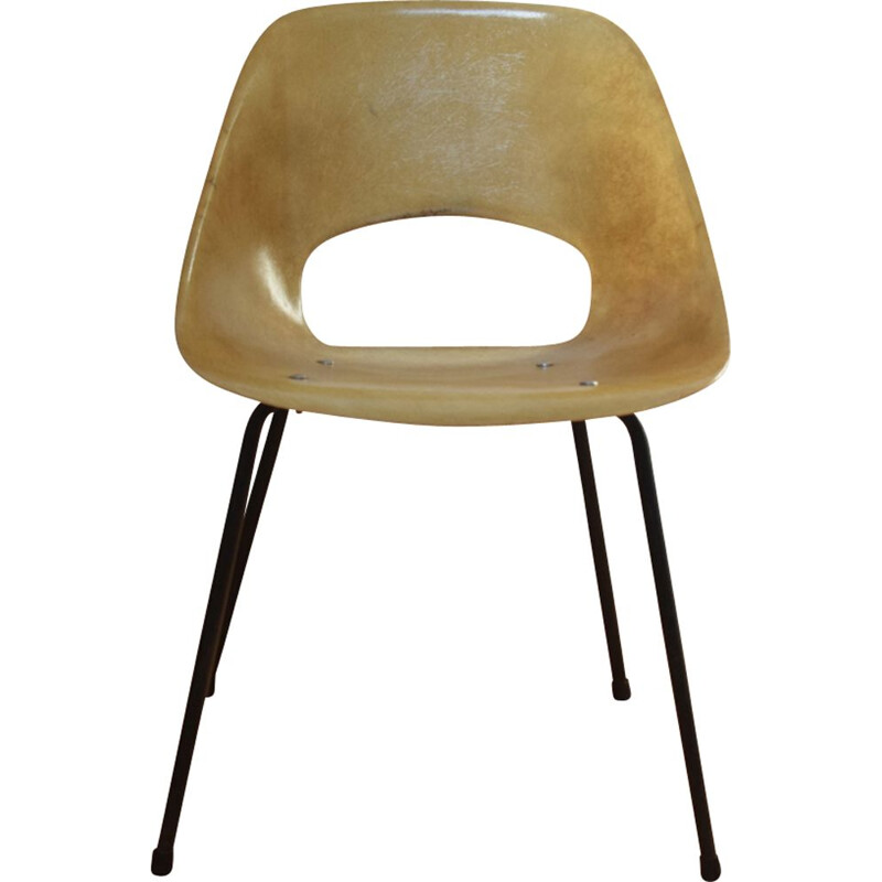 Vintage "tulip" chair by Pierre Guariche for Steiner