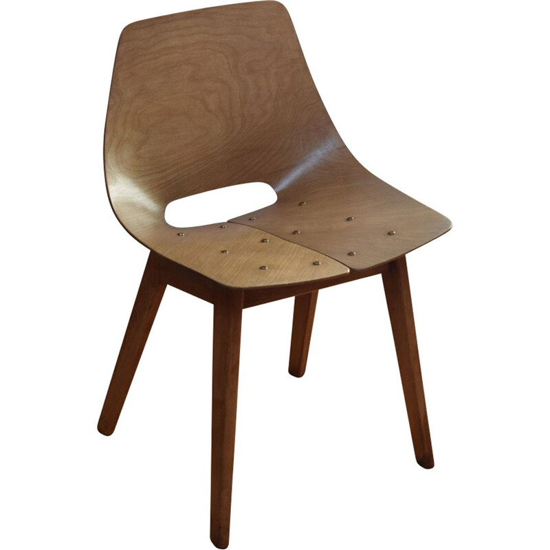 "Tonneau" Chair by Pierre Guariche for Steiner