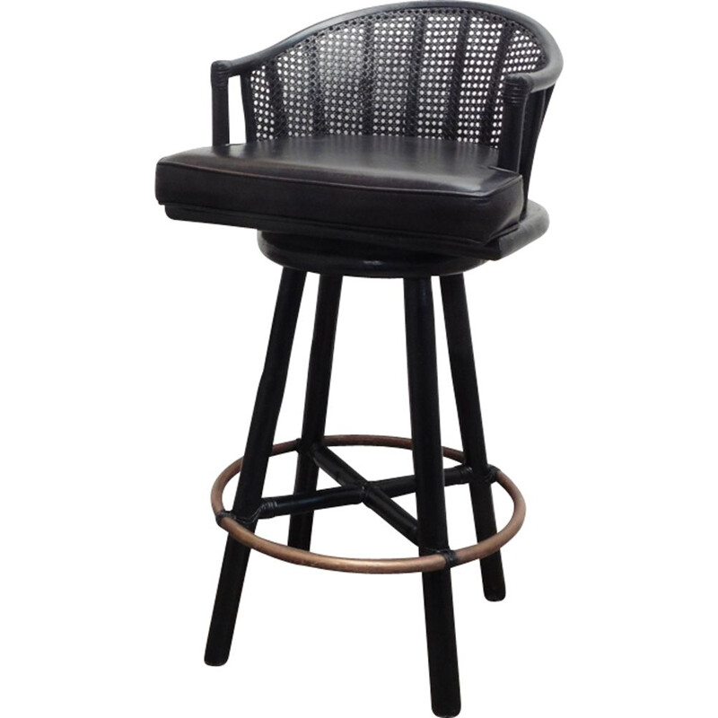 Vintage bar stool  By Elinor McGuire for Hans Kaufeld