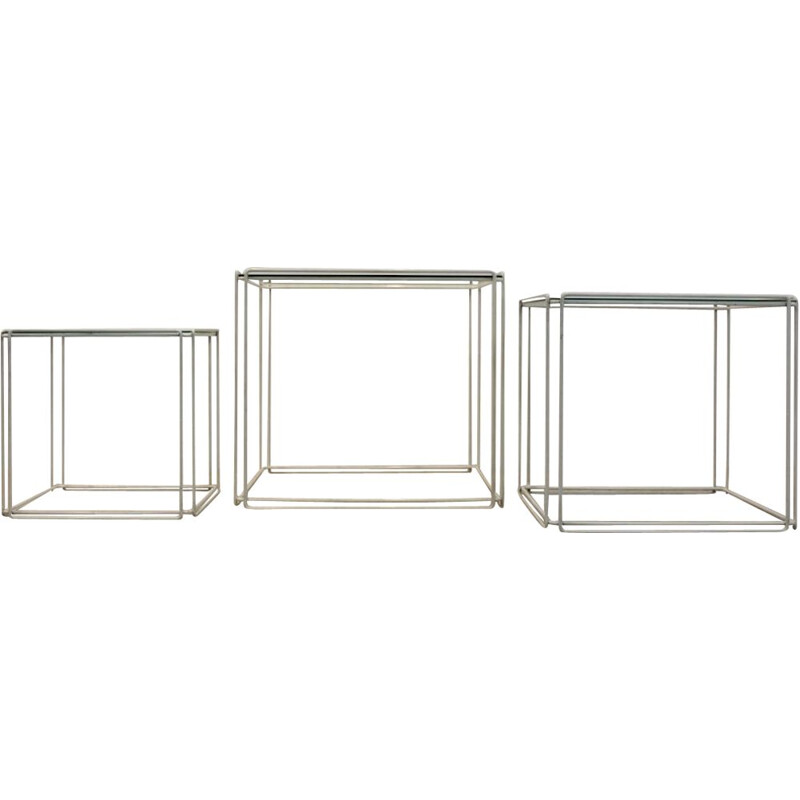 Set of 3 graphical Nesting Tables by Max Sauze for Atrow