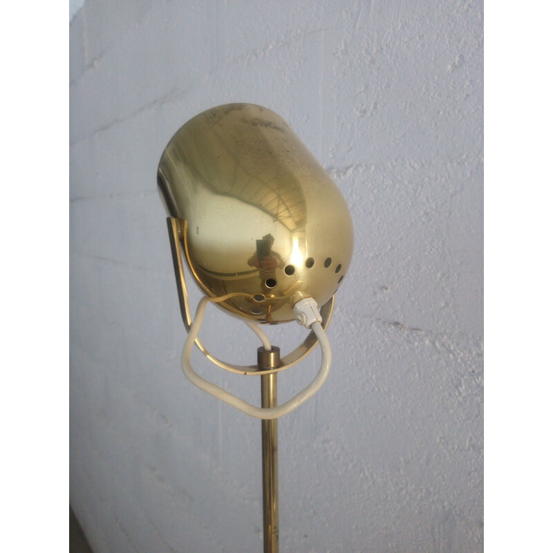 Vintage floor lamp in brass by Goffredo Reggiani