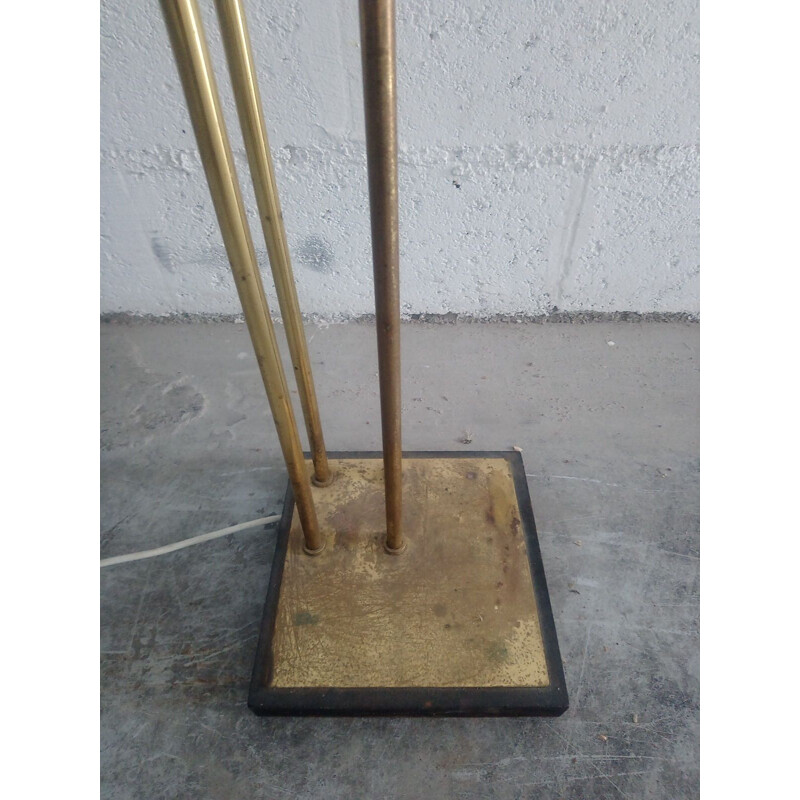 Vintage floor lamp in brass by Goffredo Reggiani