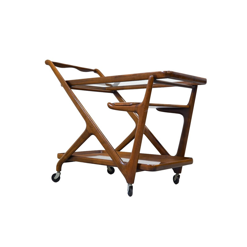 Vintage Italian serving cart by Cesare Lacca