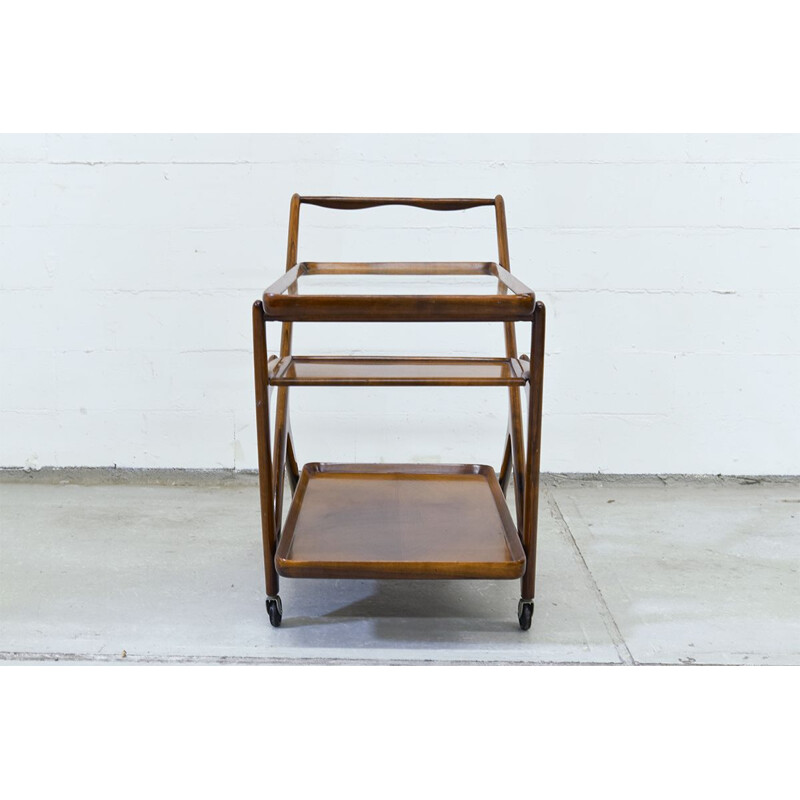 Vintage Italian serving cart by Cesare Lacca