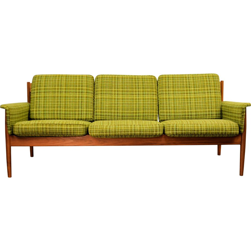 3-seater Vintage sofa in teak by Grete Jalk