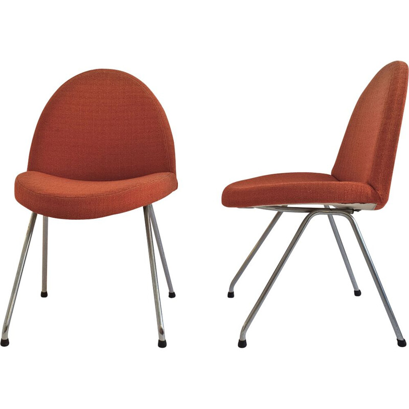 Set of 2 chairs 771 of Joseph-André Motte for Steiner