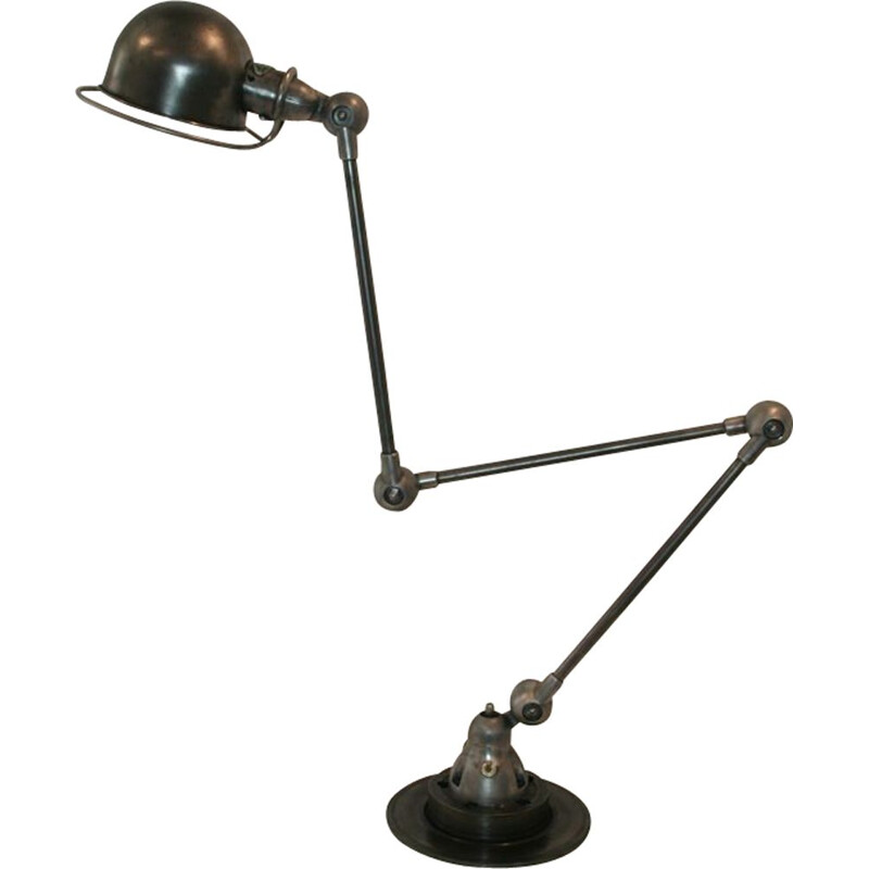 Vintage industrial table lamp by Jean Louis Domecq for Jieldé