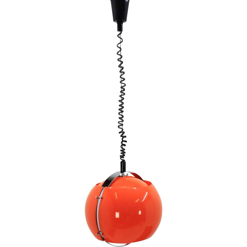 Vintage oranje hanglamp