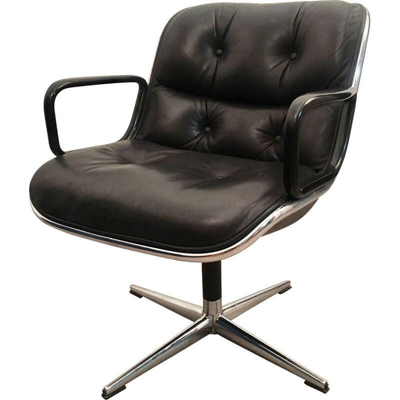 Executive armchair by Charles Pollock for Knoll International