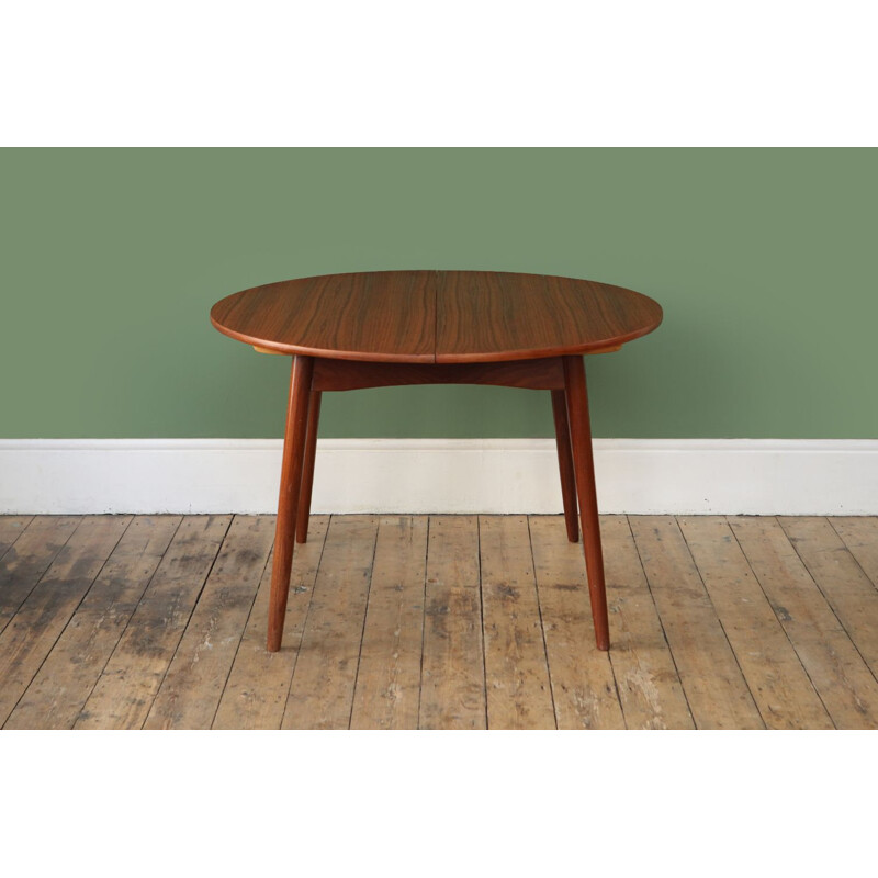 Vintage Scandinavian extendable dining table
