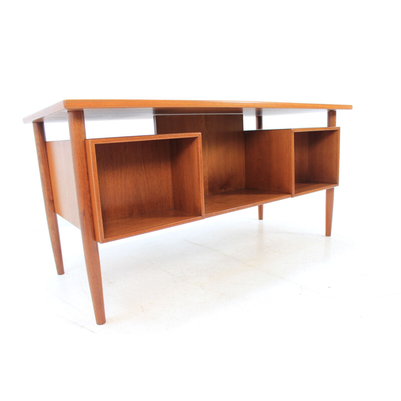 Vintage desk with bookcase by Arne Vodder