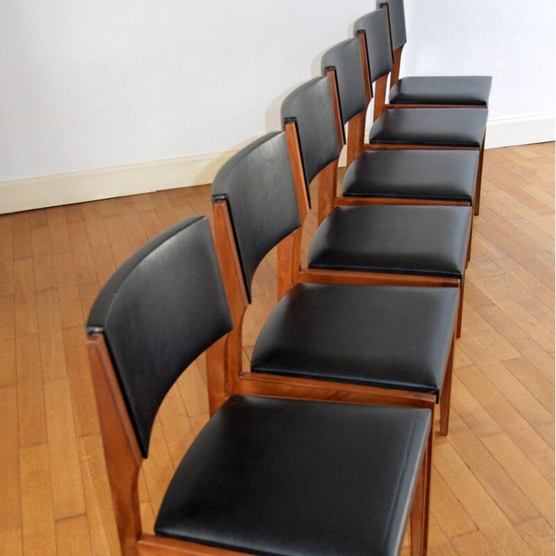 Set of 6 Scandinavian chairs by Gerhard Berg