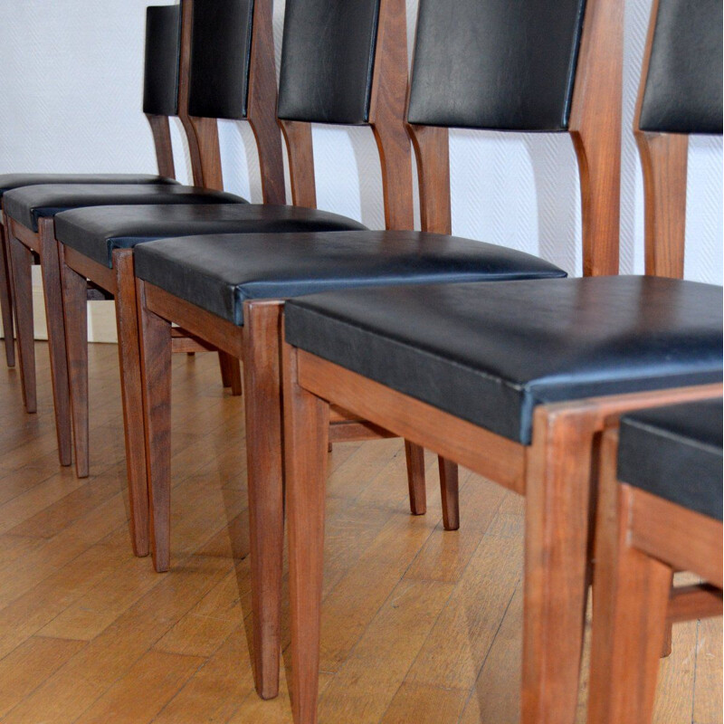 Set of 6 Scandinavian chairs by Gerhard Berg