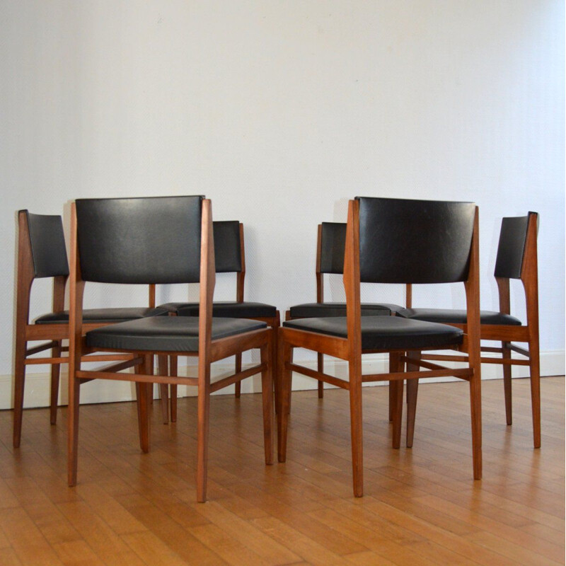 Set of 6 Scandinavian chairs by Gerhard Berg