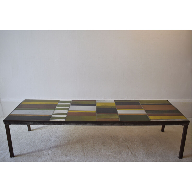 Table basse "Geometrical" de Roger Capron