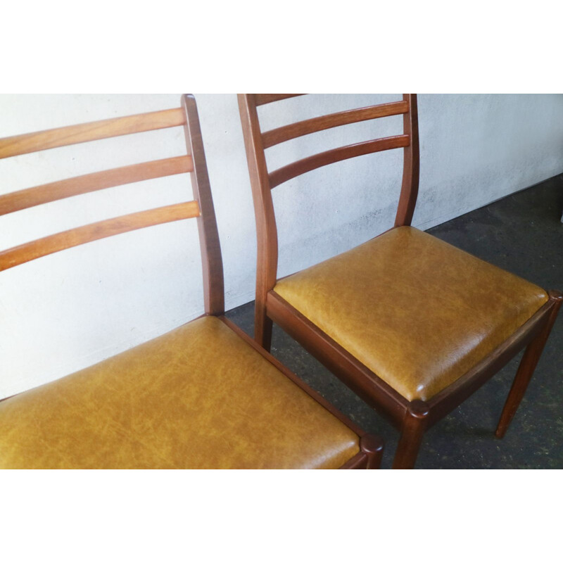 Set of 4 dining chairs in teak by G Plan