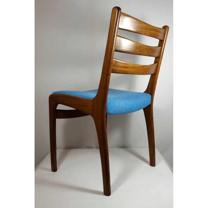 Set of 4 vintage Scandinavian chairs in teak